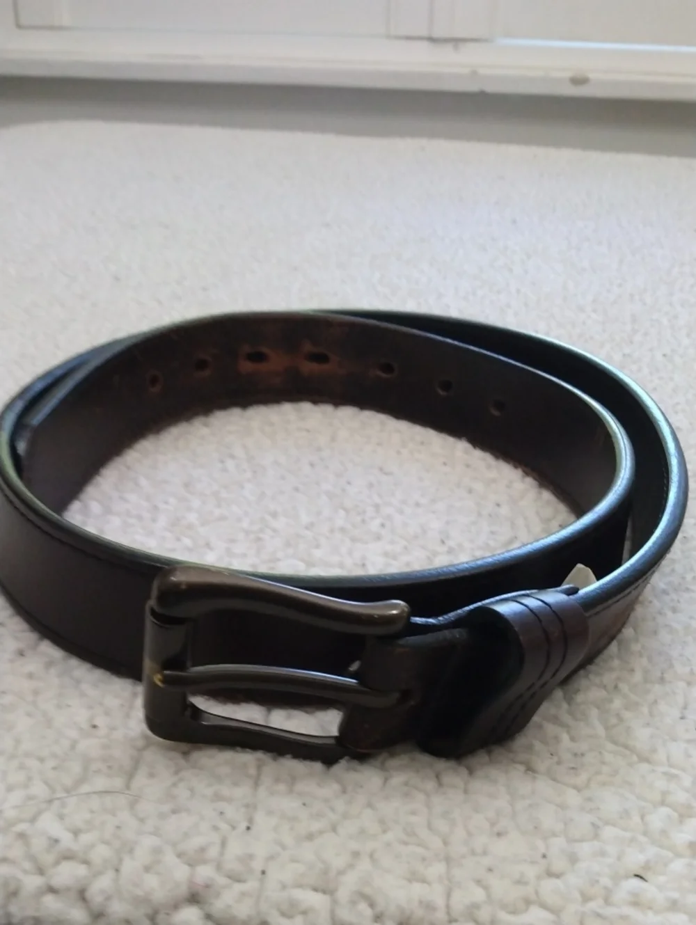Handcrafted Brown Full Grain Italian Leather Belt (Guaranteed for Life)  38